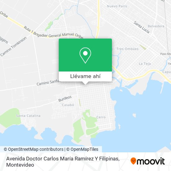 Mapa de Avenida Doctor Carlos María Ramírez Y Filipinas