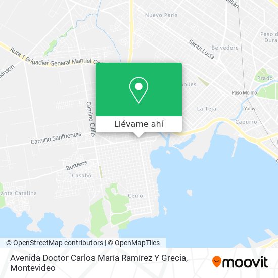 Mapa de Avenida Doctor Carlos María Ramírez Y Grecia