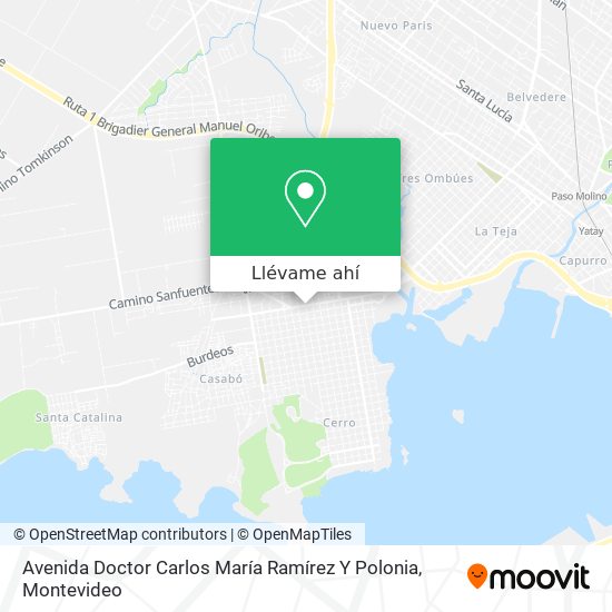 Mapa de Avenida Doctor Carlos María Ramírez Y Polonia