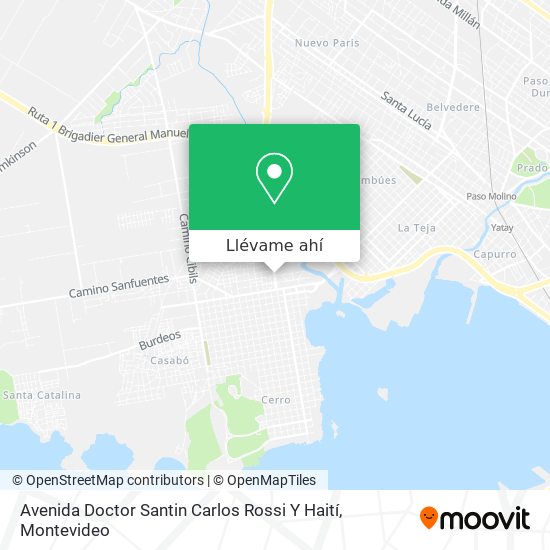 Mapa de Avenida Doctor Santin Carlos Rossi Y Haití