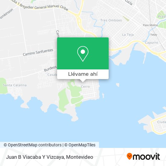 Mapa de Juan B Viacaba Y Vizcaya