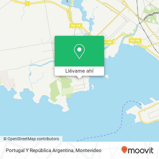 Mapa de Portugal Y República Argentina