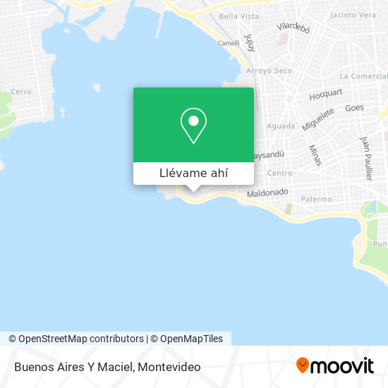 Mapa de Buenos Aires Y Maciel