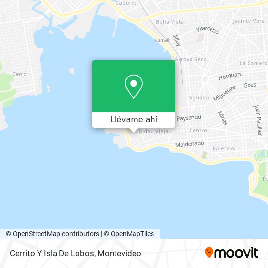 Mapa de Cerrito Y Isla De Lobos