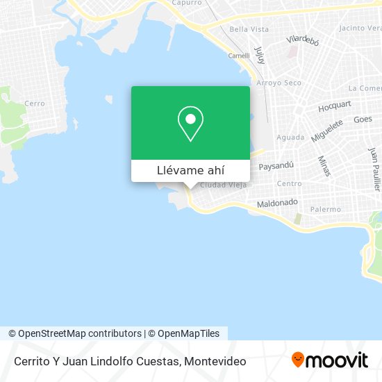 Mapa de Cerrito Y Juan Lindolfo Cuestas