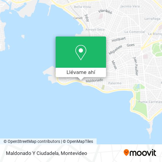 Mapa de Maldonado Y Ciudadela