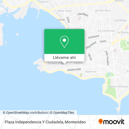 Mapa de Plaza Independencia Y Ciudadela
