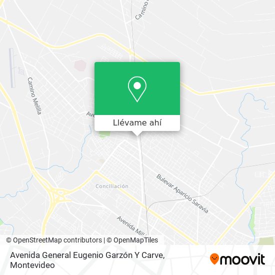 Mapa de Avenida General Eugenio Garzón Y Carve