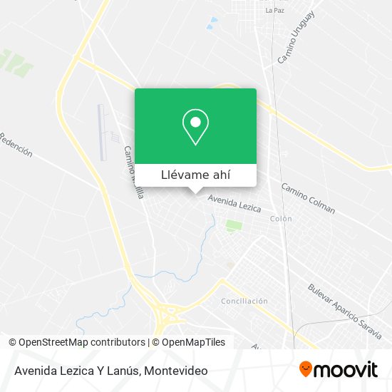 Mapa de Avenida Lezica Y Lanús