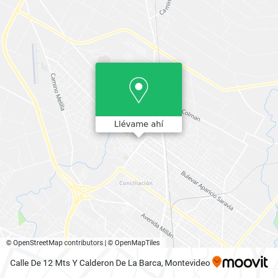 Mapa de Calle De 12 Mts Y Calderon De La Barca