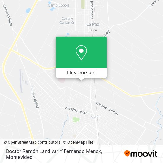 Mapa de Doctor Ramón Landivar Y Fernando Menck