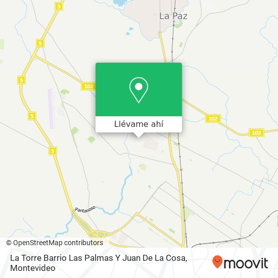 Mapa de La Torre Barrio Las Palmas Y Juan De La Cosa
