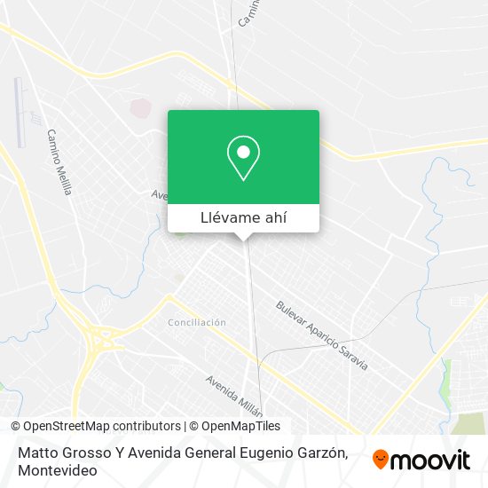 Mapa de Matto Grosso Y Avenida General Eugenio Garzón
