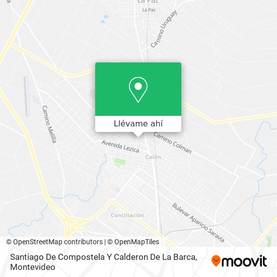 Mapa de Santiago De Compostela Y Calderon De La Barca