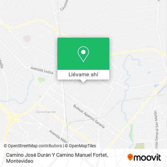 Mapa de Camino José Durán Y Camino Manuel Fortet