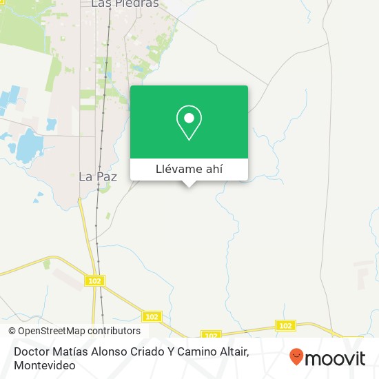 Mapa de Doctor Matías Alonso Criado Y Camino Altair