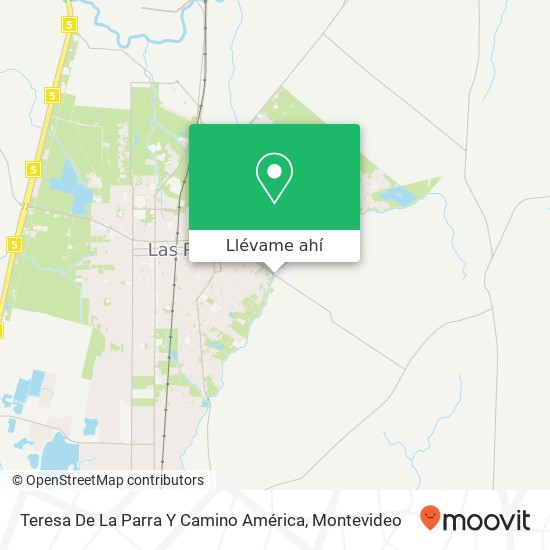 Mapa de Teresa De La Parra Y Camino América