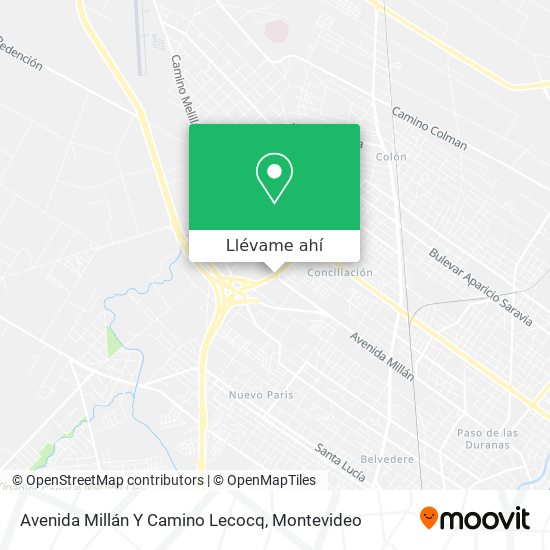 Mapa de Avenida Millán Y Camino Lecocq
