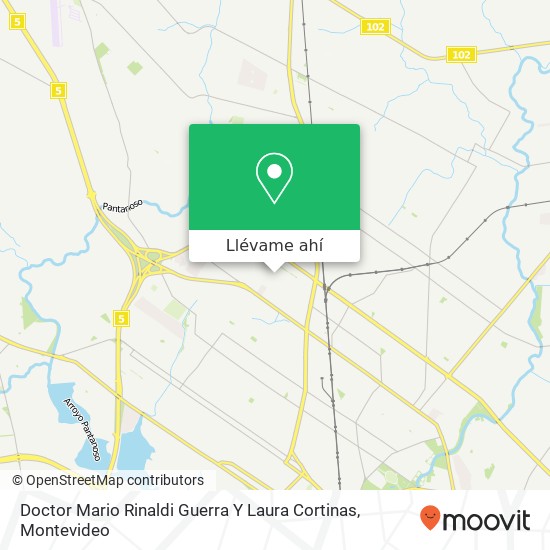 Mapa de Doctor Mario Rinaldi Guerra Y Laura Cortinas