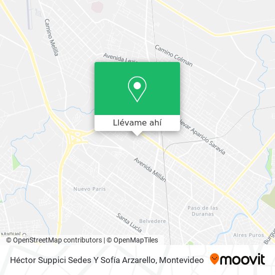 Mapa de Héctor Suppici Sedes Y Sofía Arzarello