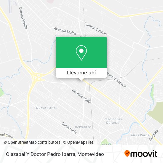 Mapa de Olazabal Y Doctor Pedro Ibarra