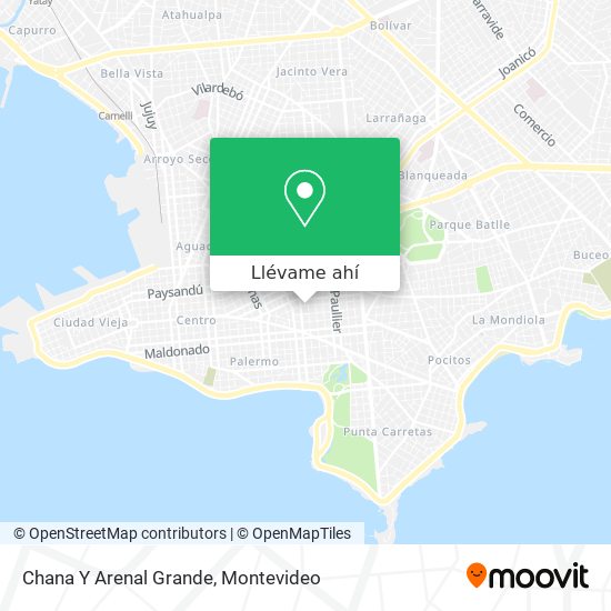 Mapa de Chana Y Arenal Grande
