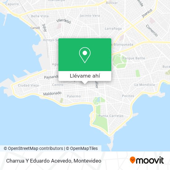 Mapa de Charrua Y Eduardo Acevedo