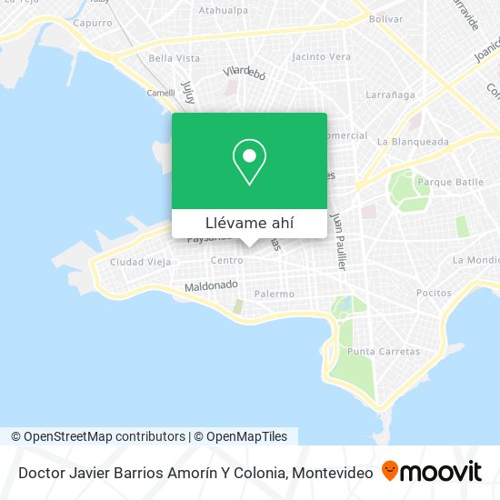 Mapa de Doctor Javier Barrios Amorín Y Colonia