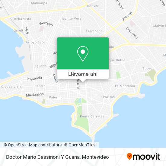 Mapa de Doctor Mario Cassinoni Y Guana