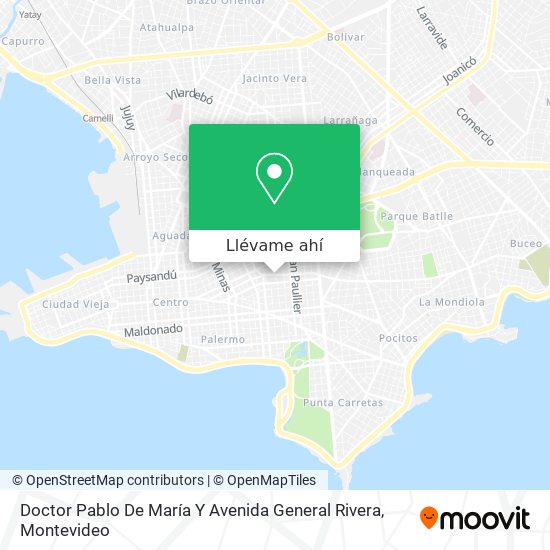 Mapa de Doctor Pablo De María Y Avenida General Rivera
