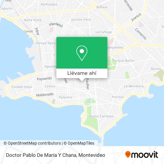 Mapa de Doctor Pablo De María Y Chana