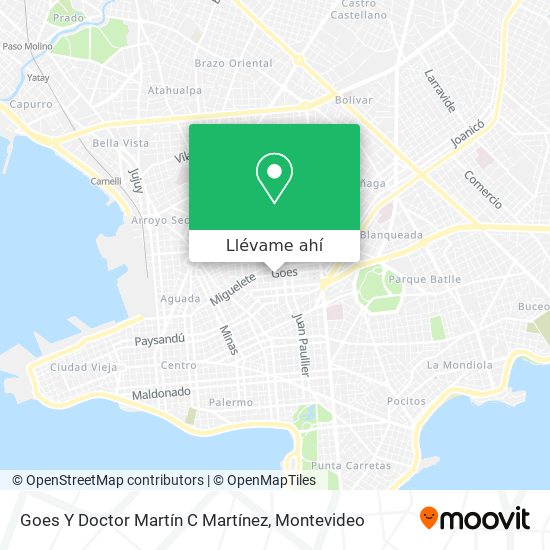 Mapa de Goes Y Doctor Martín C Martínez