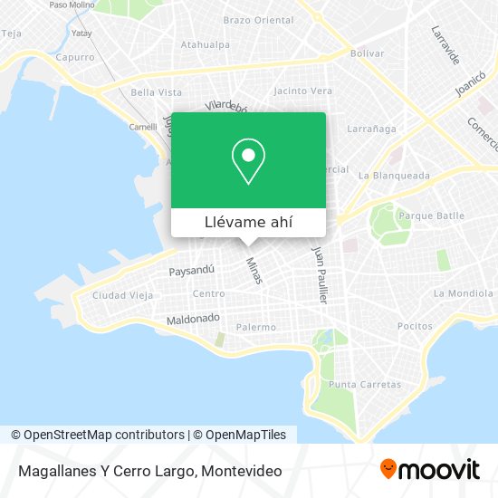 Mapa de Magallanes Y Cerro Largo