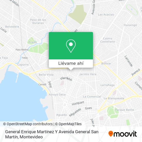 Mapa de General Enrique Martínez Y Avenida General San Martín
