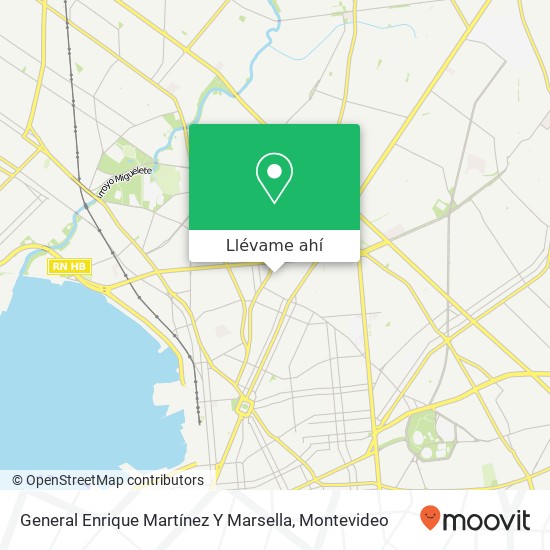 Mapa de General Enrique Martínez Y Marsella
