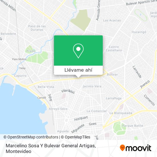 Mapa de Marcelino Sosa Y Bulevar General Artigas