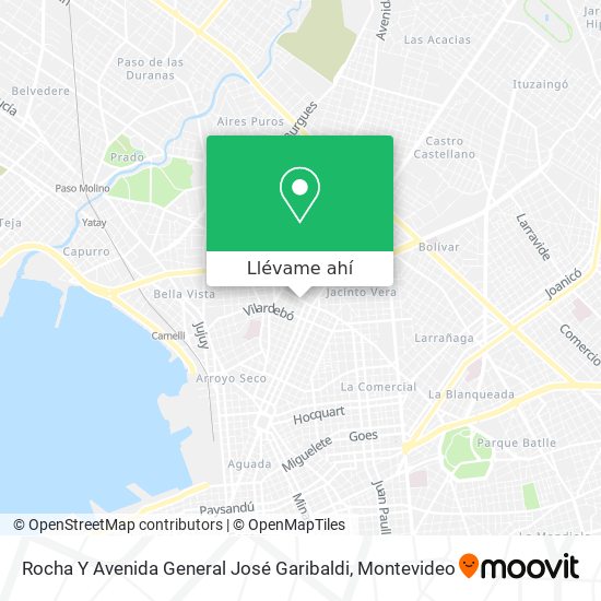 Mapa de Rocha Y Avenida General José Garibaldi