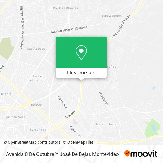 Mapa de Avenida 8 De Octubre Y José De Bejar
