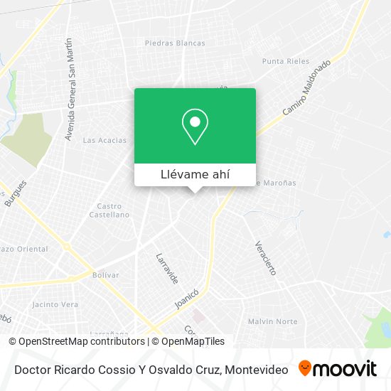 Mapa de Doctor Ricardo Cossio Y Osvaldo Cruz