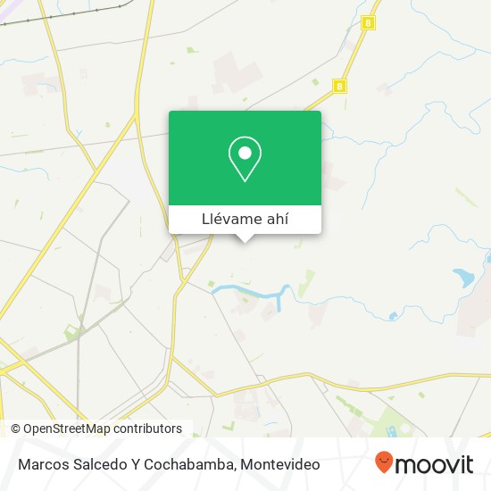 Mapa de Marcos Salcedo Y Cochabamba