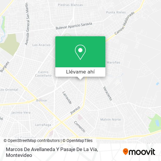 Mapa de Marcos De Avellaneda Y Pasaje De La Vía