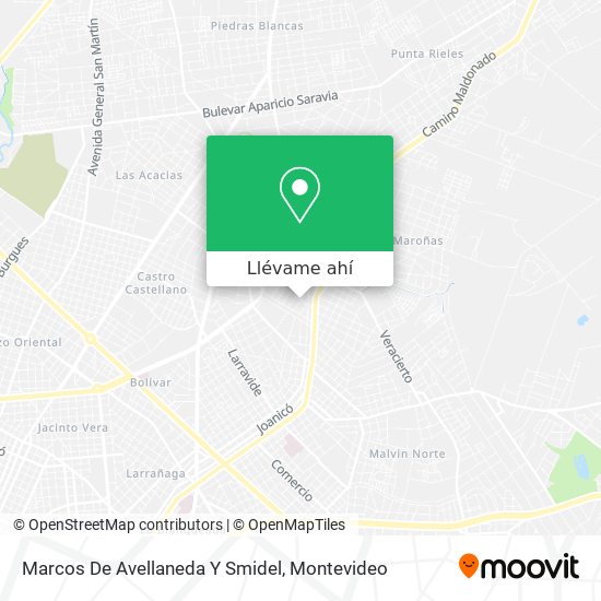 Mapa de Marcos De Avellaneda Y Smidel