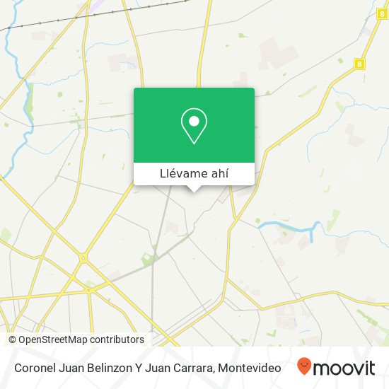 Mapa de Coronel Juan Belinzon Y Juan Carrara