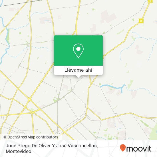 Mapa de José Prego De Oliver Y José Vasconcellos