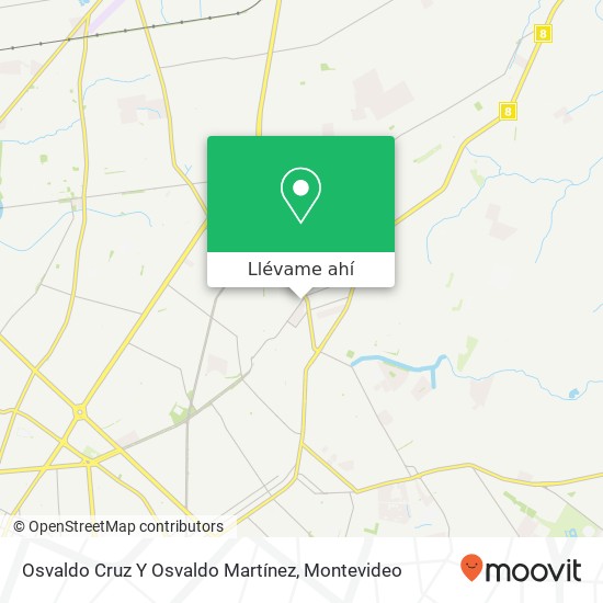 Mapa de Osvaldo Cruz Y Osvaldo Martínez