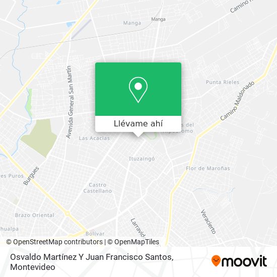Mapa de Osvaldo Martínez Y Juan Francisco Santos