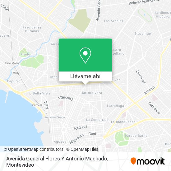 Mapa de Avenida General Flores Y Antonio Machado