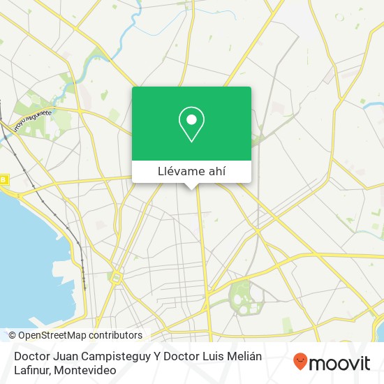 Mapa de Doctor Juan Campisteguy Y Doctor Luis Melián Lafinur