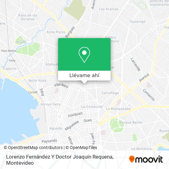 Mapa de Lorenzo Fernández Y Doctor Joaquín Requena
