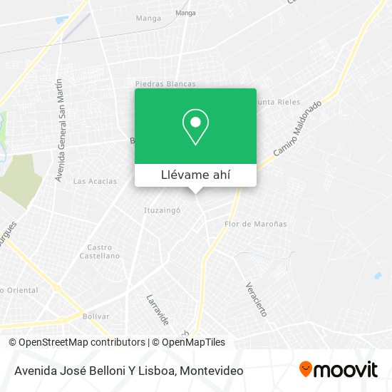 Mapa de Avenida José Belloni Y Lisboa